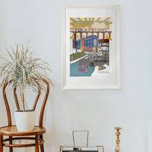 Load image into Gallery viewer, A3 Folkestone Town Sunburst