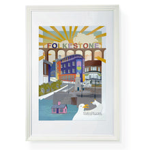 Load image into Gallery viewer, A3 Folkestone Town Sunburst