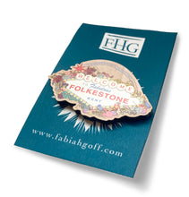 Load image into Gallery viewer, Welcome to Folkestone | Pin | Eco Wooden Badge