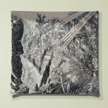 Load image into Gallery viewer, Velvet Cushion Covers - Foraging Linocut Birds