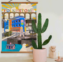 Load image into Gallery viewer, Folkestone Town Teatowel