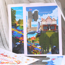 Load image into Gallery viewer, Canterbury Cathedral Montage A4 Print