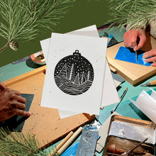 Load image into Gallery viewer, Linoprint print drop ins - Fabia.H.Goff - Folkestone - Monday 23rd December