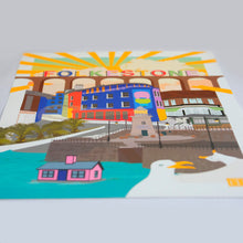 Load image into Gallery viewer, Folkestone Town A3 Giclee Print