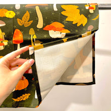 Load image into Gallery viewer, The Woodland Harvest Tea Towel – A Hand-Illustrated Design Inspired by Nature