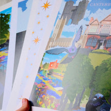 Load image into Gallery viewer, Canterbury Cathedral Montage A4 Print