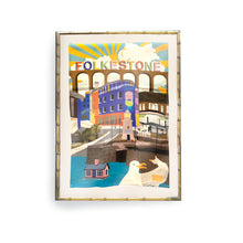 Load image into Gallery viewer, Folkestone Town Teatowel