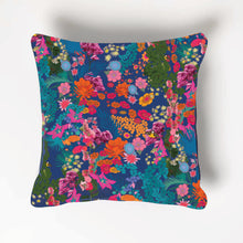 Load image into Gallery viewer, Velvet Cushion Covers - Tropical flowers meander