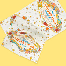 Load image into Gallery viewer, Folkestone Sign Tea Towel – A Playful Coastal Tribute