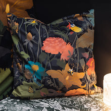 Load image into Gallery viewer, Velvet Cushion Covers - Kentish Garden at Night Design