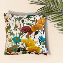 Load image into Gallery viewer, Kentish Garden Cream Satin Cushion