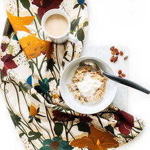 Load image into Gallery viewer, Oatmeal Shadow Kentish Garden Teatowel