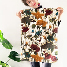 Load image into Gallery viewer, Oatmeal Shadow Kentish Garden Teatowel