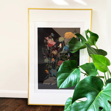 Load image into Gallery viewer, Kentish Garden Florals in the Dark Art Print