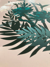 Load image into Gallery viewer, Tropical Bouquet in Cream Art Print