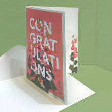 Load image into Gallery viewer, Congraulations Hollyhock &amp; Butterflies Card | A6
