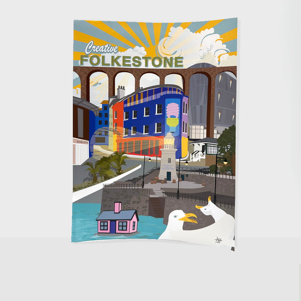 A3 | Creative Folkestone Town | Poster