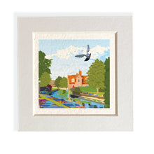 Load image into Gallery viewer, Mini mounted giclee print - Canterbury Westgate Gardens - Desk Decor
