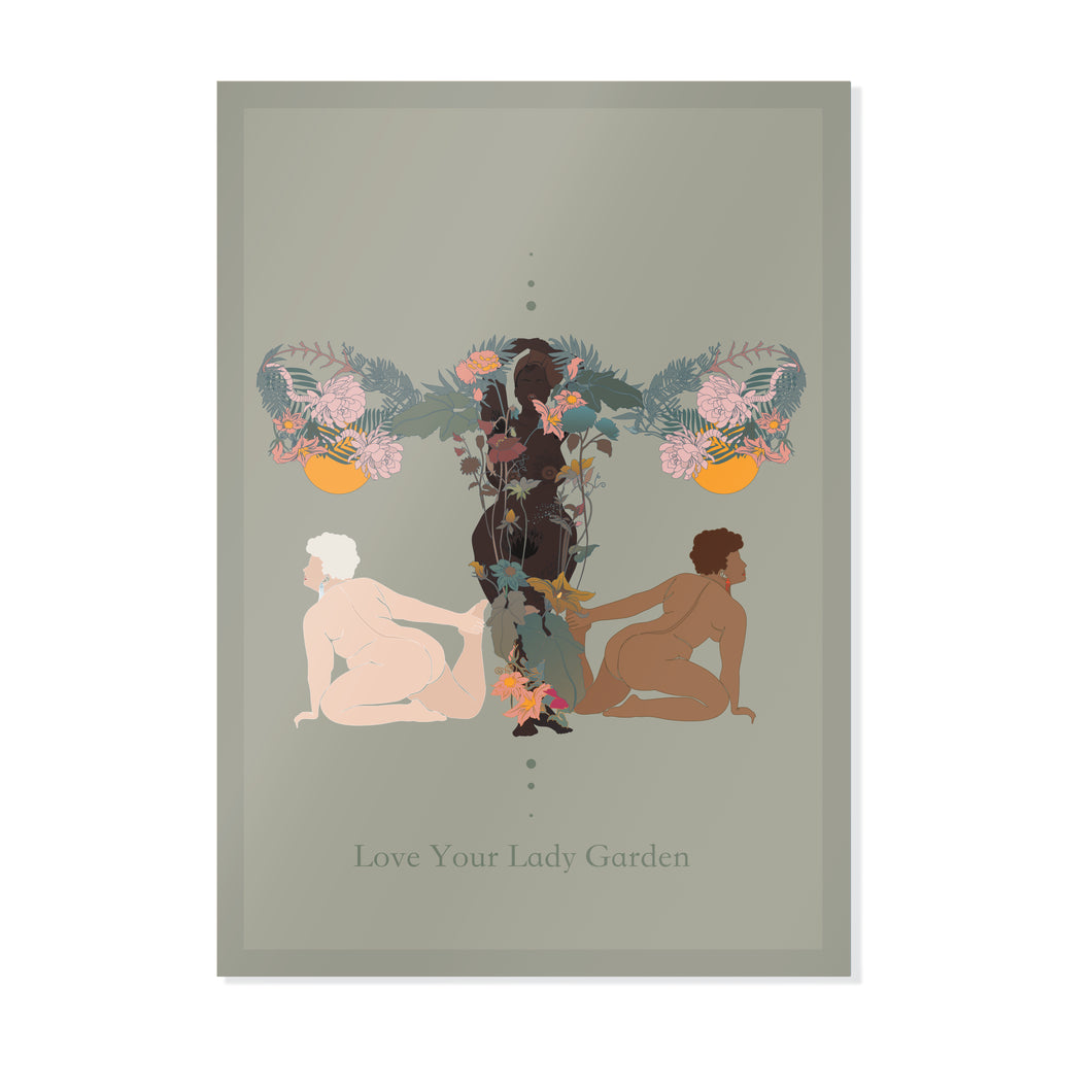 Love your lady garden | A2 Giclee Print