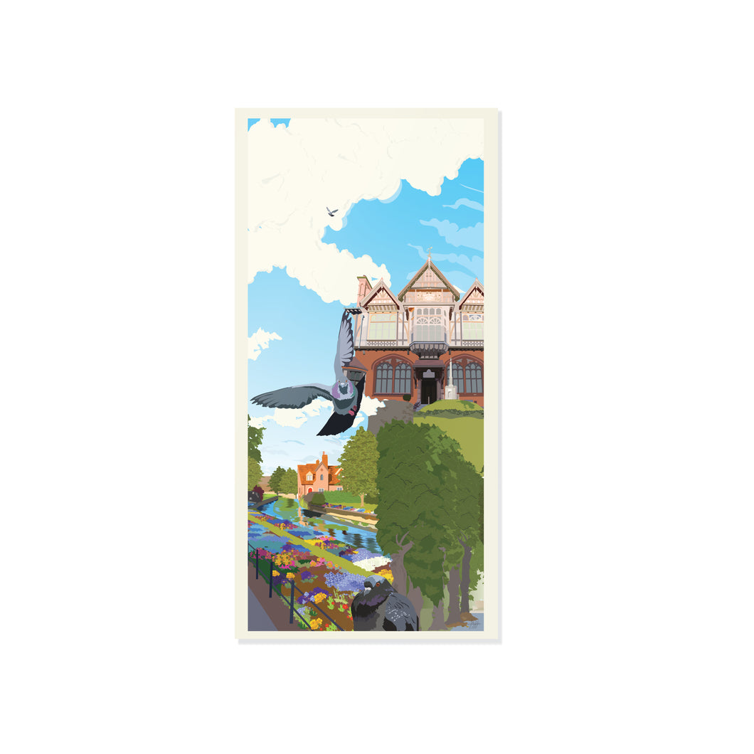 Canterbury City Montage | Long and narrow | Giclee Print