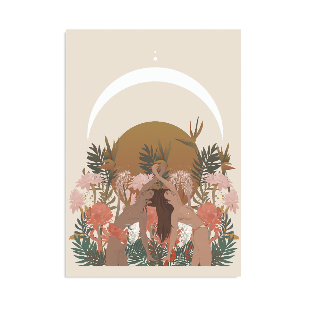 Intertwined at Dusk Art Print | A2 Giclee Print