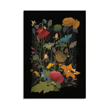 Load image into Gallery viewer, Kentish Garden Florals in the Dark Art Print
