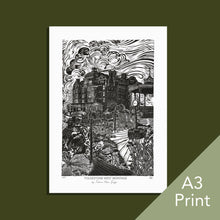 Load image into Gallery viewer, Folkestone West Sunset Linoprint | A3 Digital Print
