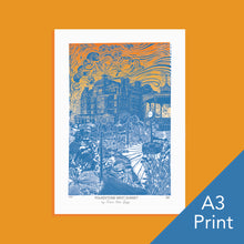 Load image into Gallery viewer, Folkestone West Sunset Linoprint | A3 Digital Print
