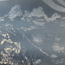 Load image into Gallery viewer, Folkestone to Dover | Blue | A1 Limited Edition Linocut Print by Fabia Goff (Pre-Order)
