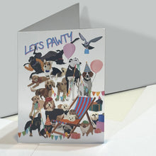 Load image into Gallery viewer, &quot;Lets Pawty&quot; | Celebratory Dog Card | A5
