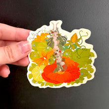 Load image into Gallery viewer, Woman on a Nasturtium | Eco Paper Sticker
