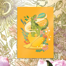 Load image into Gallery viewer, A5 Tea-Rex Print
