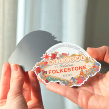 Load image into Gallery viewer, Welcome to Fabulous Folkestone Fridge Magnet
