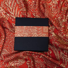 Load image into Gallery viewer, Crimson Garden – Botanical Linocut Silk Scarf (90 x 90cm)
